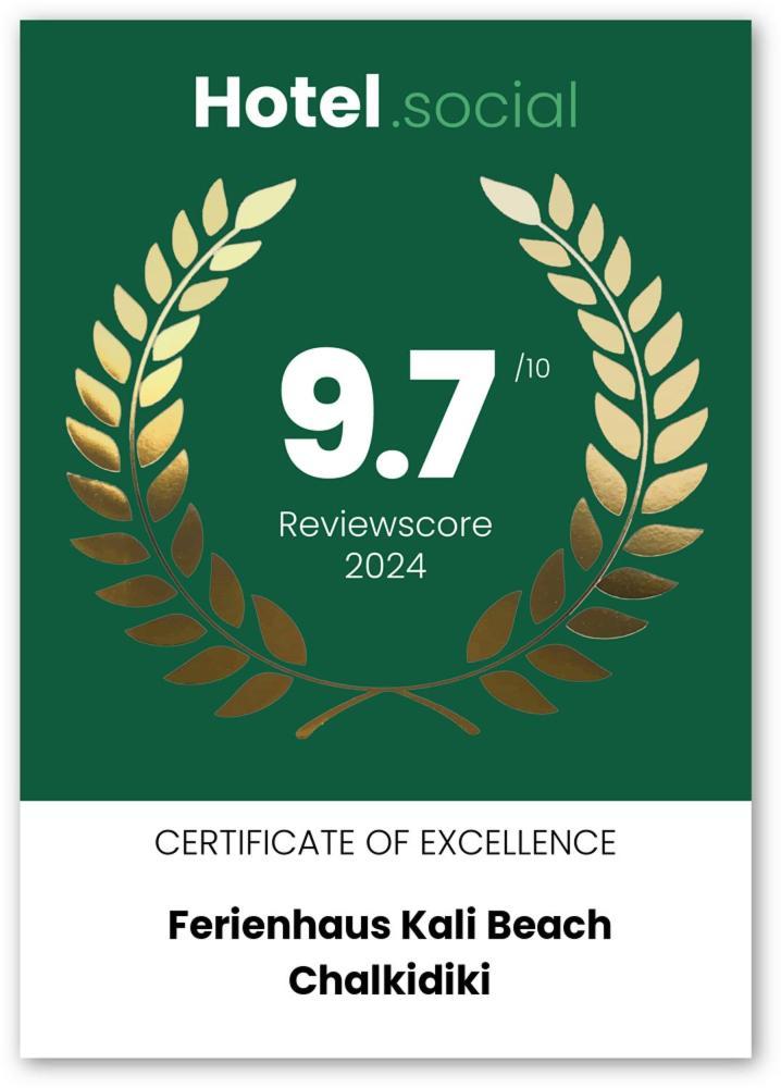 Ferienhaus Kali Beach Chalkidiki Nea Kallikrateia Exterior foto